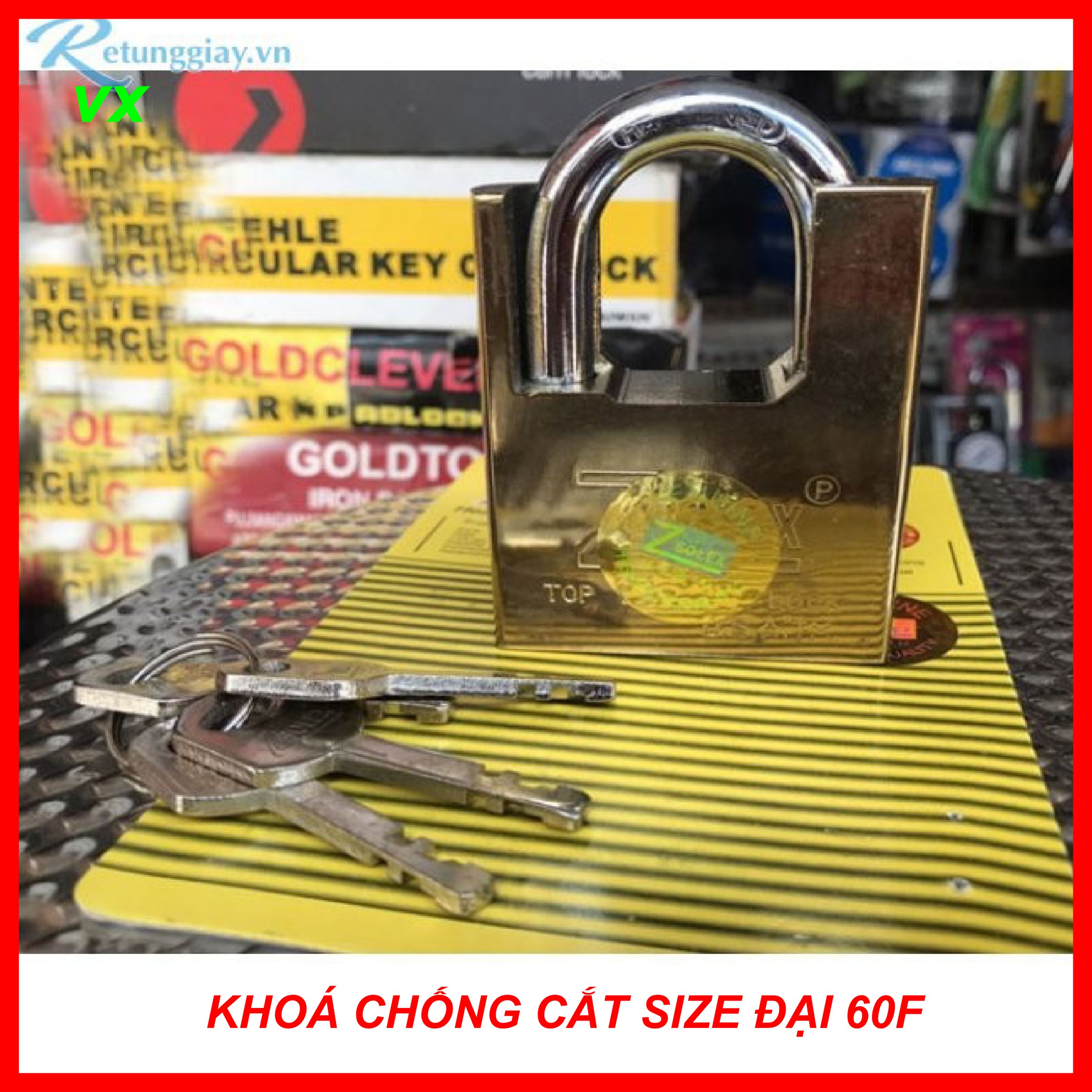 Ổ khóa chống cắt zsolex size lớn 60mm - 6f và 50mm - 5f chống cắt theo công nghệ mỹ - ổ khóa an toàn và hiệu quả 4 chìa chống sao chép