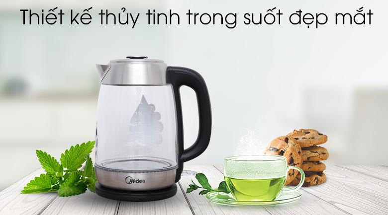 Bình đun siêu tốc midea 1.8 lít mk-18gd