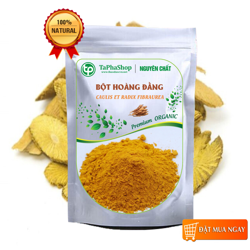 Bột hoàng đằng nguyên chất 100g - Tấn Phát