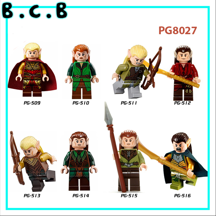 Đồ chơi lắp ráp minifigures nhân vật yêu tinh trong phim Chúa tể của những chiếc nhẫn Lord of the ring PG8027