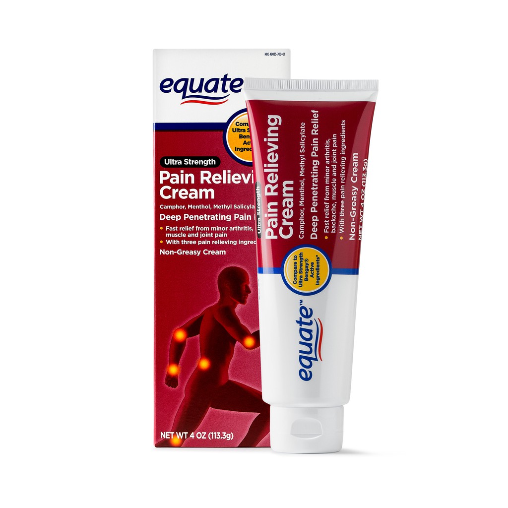 [HCM]Kem Xoa Bóp Equate Pain Relieving Cream 113gr