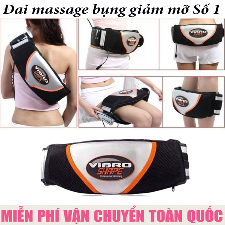Day Massage Bung, Đai Massage Nóng Và Runng Vibro Shape NSK-257 Cao Cấp, Giảm Mỡ Thừa, Massage Toàn Thân, Giảm Mỏi Cơ, Cho Eo Thon Gọn Hơn, Siêu Giảm Giá Khuyến Mại Tới 50% - Bh 1 Đổi 1