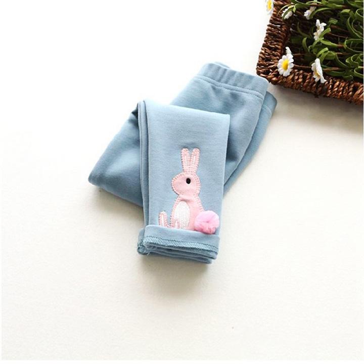 Quần legging cho bé gái 3-9 tuổi cạp hình thỏ cute BBShine – Q011