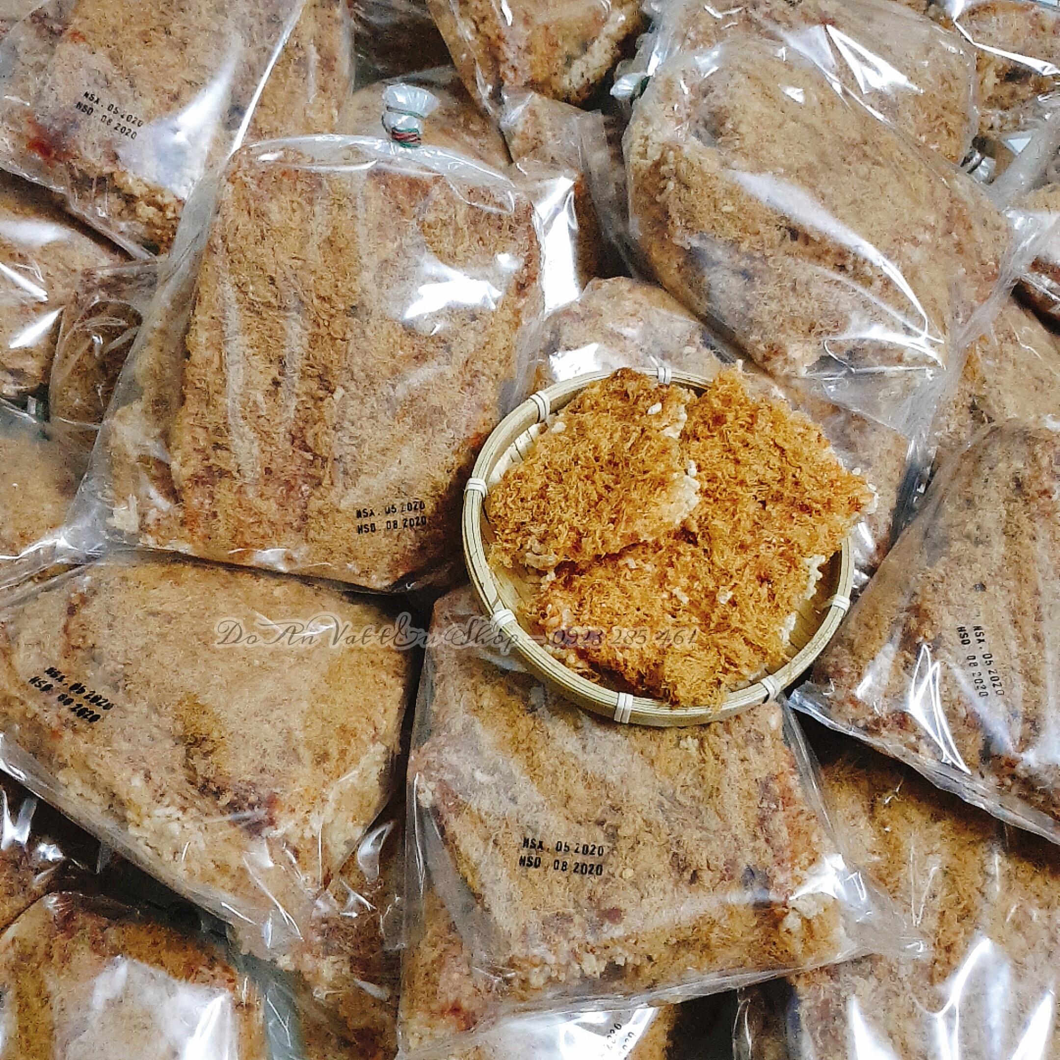 1kg - cơm cháy siêu chà bông - loại cay