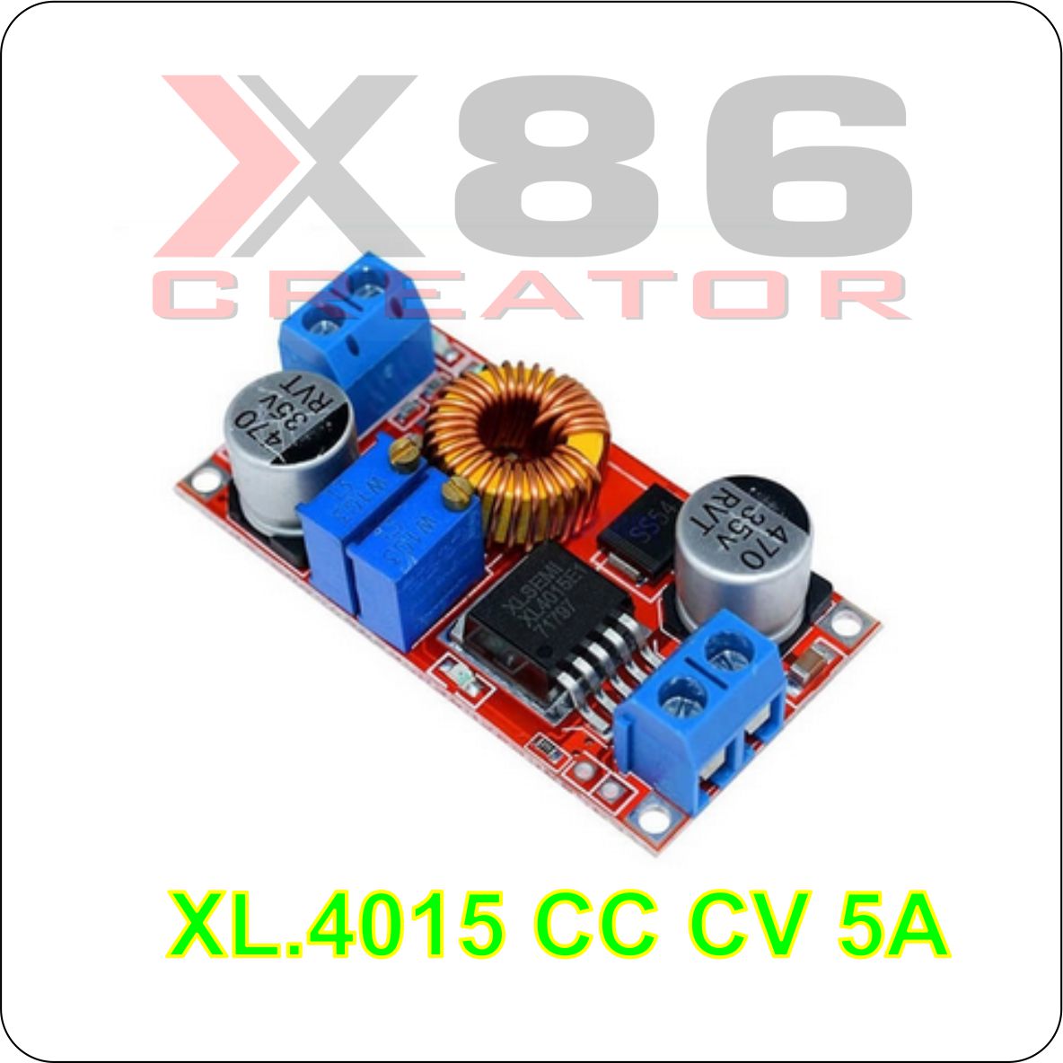 Mạch hạ áp xl4015e 5a điều chỉnh được dòng và áp - led driver - x86