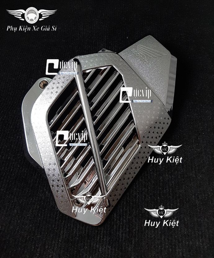 Ốp quạt gió pcx 2014 - 2017 xi inox mạ crom ms3193