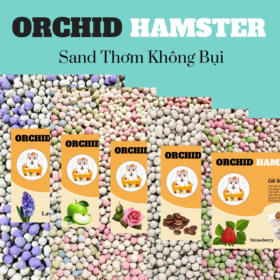 Combo 5kg Cát Sand Thơm Lót Chuồng Cho Hamster