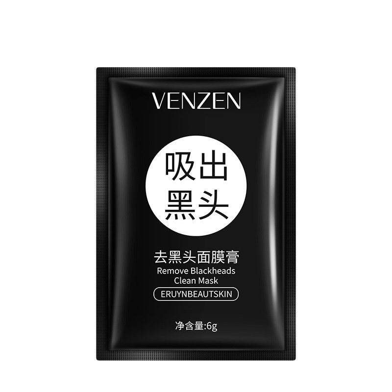 Mặt nạ lột mụn mũi, sạch mụn đầu đen mụn cám tinh than tre Veze nội địa Trung 6g A020