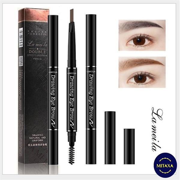Chì Kẻ Mày 2 đầu Double Effect Lameila