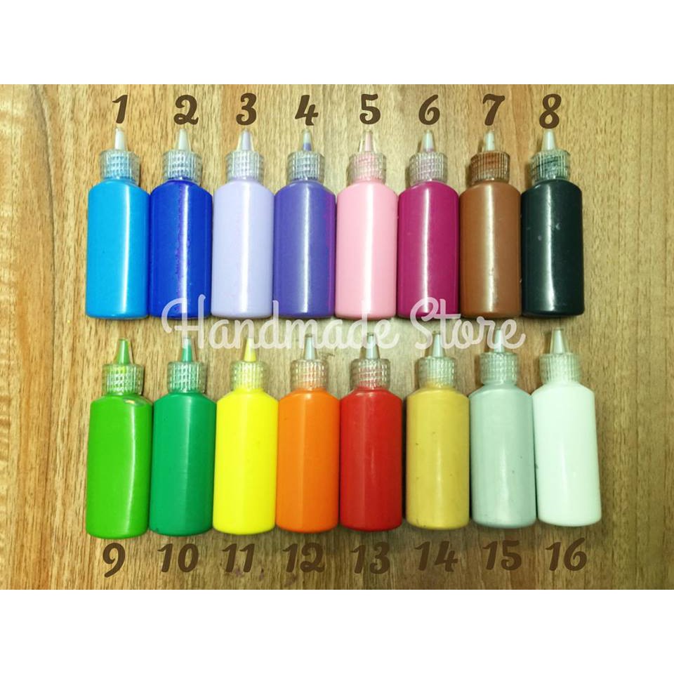 Full set 16 màu acrylic 160k