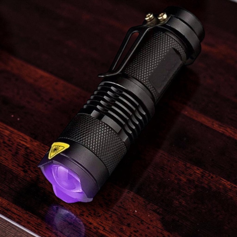Đèn UV LED 365 395 mm Chuyên Dùng kiểm tra test tia cực tím, thú cưng, cua gạch trang sức