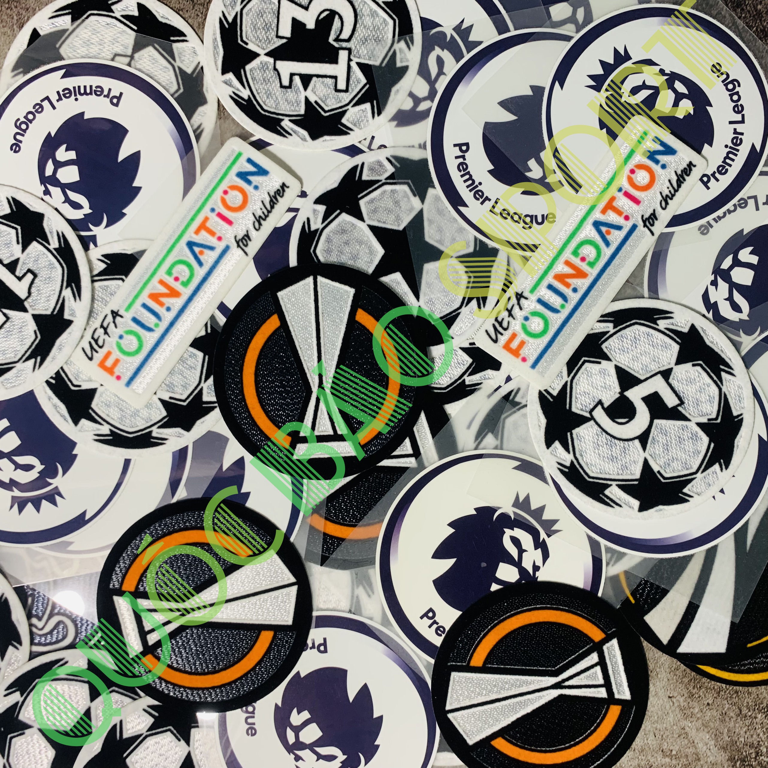 [Logo bóng đá] - Badge tay áo cao cấp