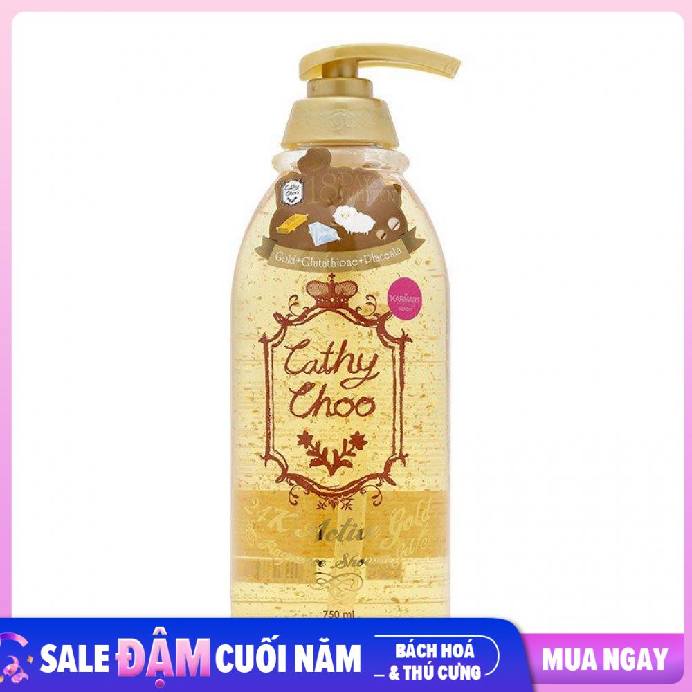 Sữa tắm cathy choo vàng 24k thái lan 750ml