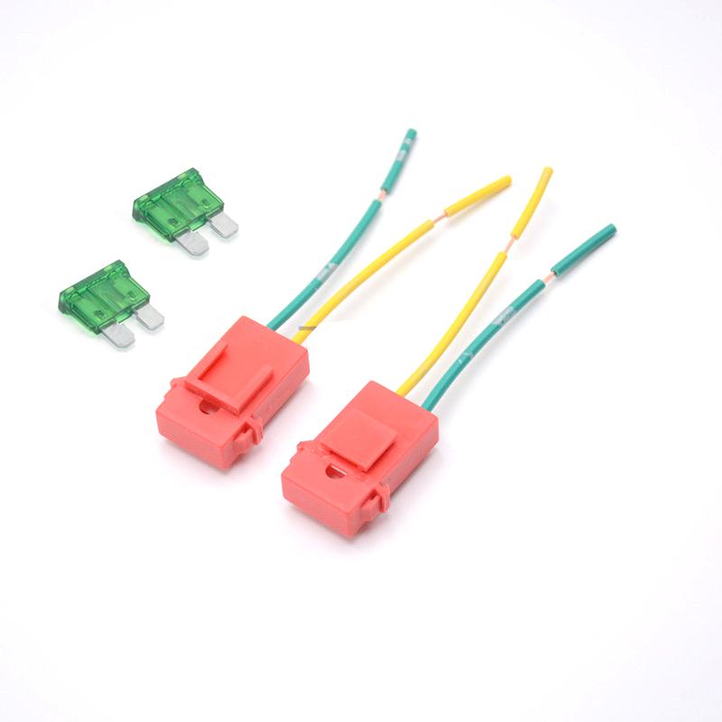 Bộ 2 dây chèn mạch cầu chì Oto/Xe máy loại size M tiêu chuẩn chống thấm nước CT4 (Đỏ)