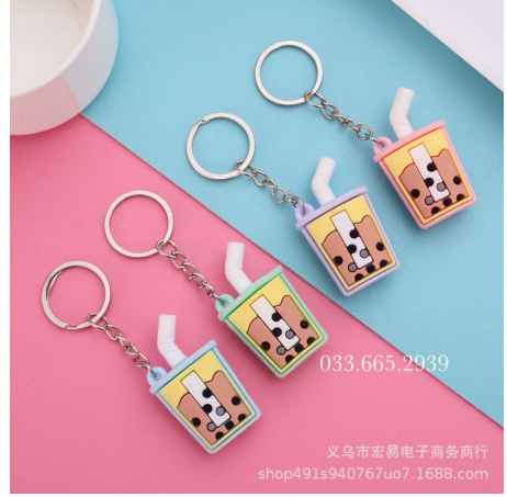 5 mẫu móc khóa dễ thương, đáng yêu treo khóa ô tô, xe máy