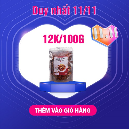 Gói 100g gói heo khô cháy tỏi