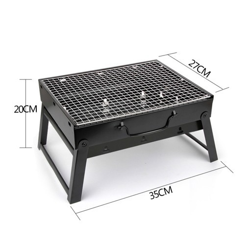 Bếp Nướng Than Hoa, Than Củi Vuông - Rainy Cao Cấp - RN1