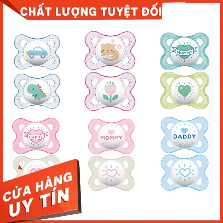 Ti giả mam chỉnh nha cho bé 0-6 tháng tuổi