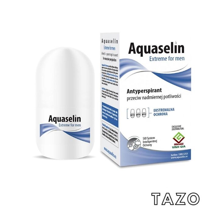 Aquaselin - Lăn nách ngăn tiết mồ hôi và khử mùi dành cho nam - 20ml-date 2022