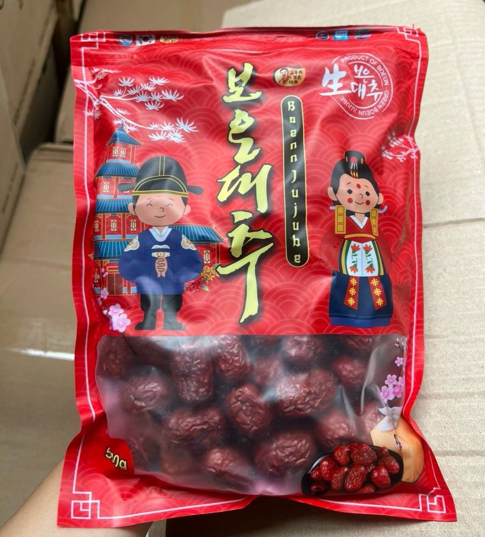 Táo đỏ sấy khô hàn quốc - hộp rút 0.5kg