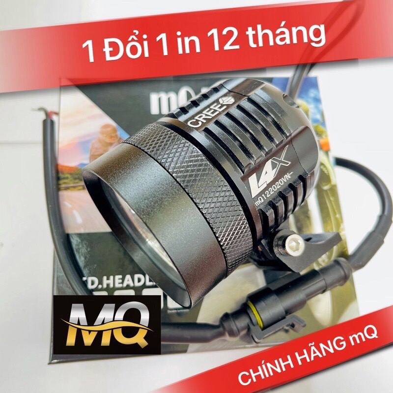 ( Sỉ ZAL0) Đèn Trợ Sáng L4X Chính Hãng mQ Chip Led XML2 Loại 1 35w Tặng Ngay Công Tắc On/Off ( Tặng Quà 3 Ngày )