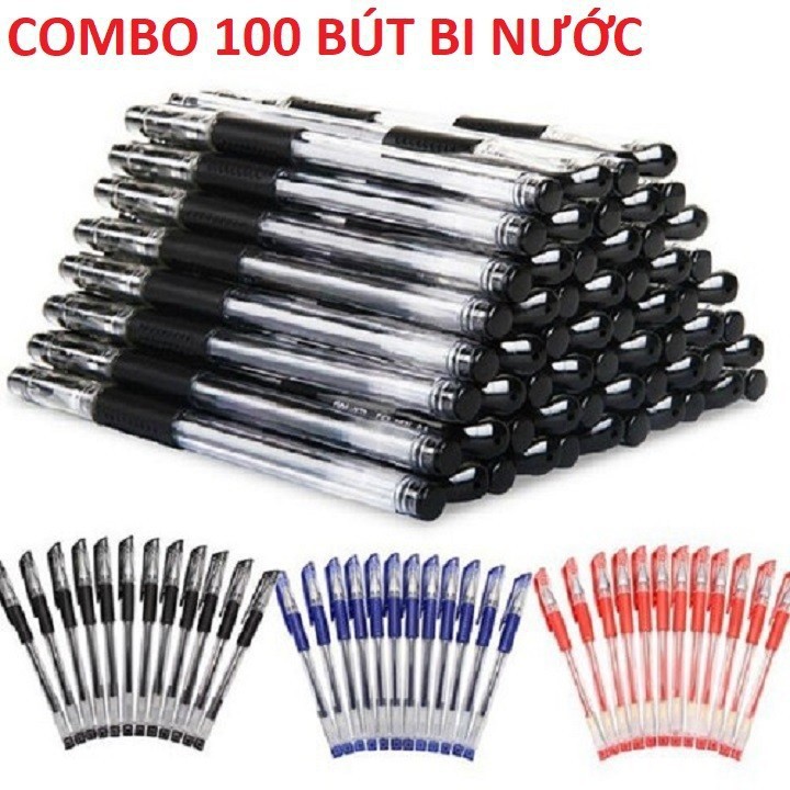 bút bi mực nước-100 cây bút bi mực nước