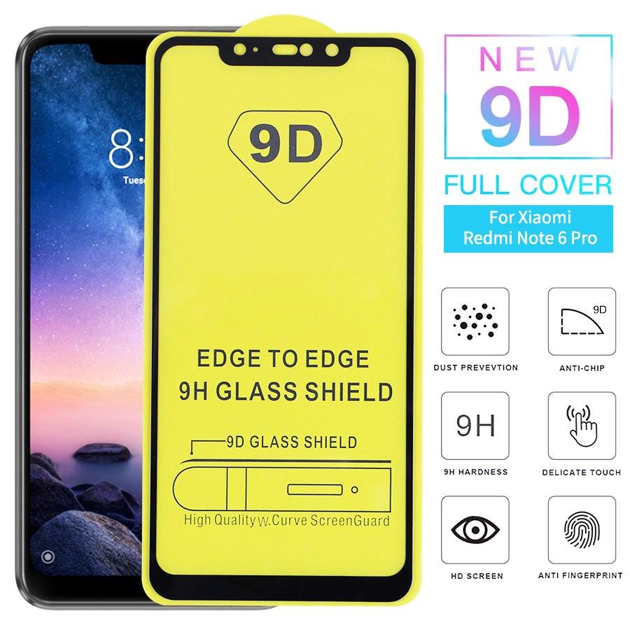 Kính cường lực Xiaomi Redmi Note 6 Pro - Kính 9D xịn full màn hình - full keo