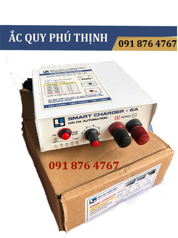 Máy sạc ắc quy 6V - 12V thông minh Hải Hà