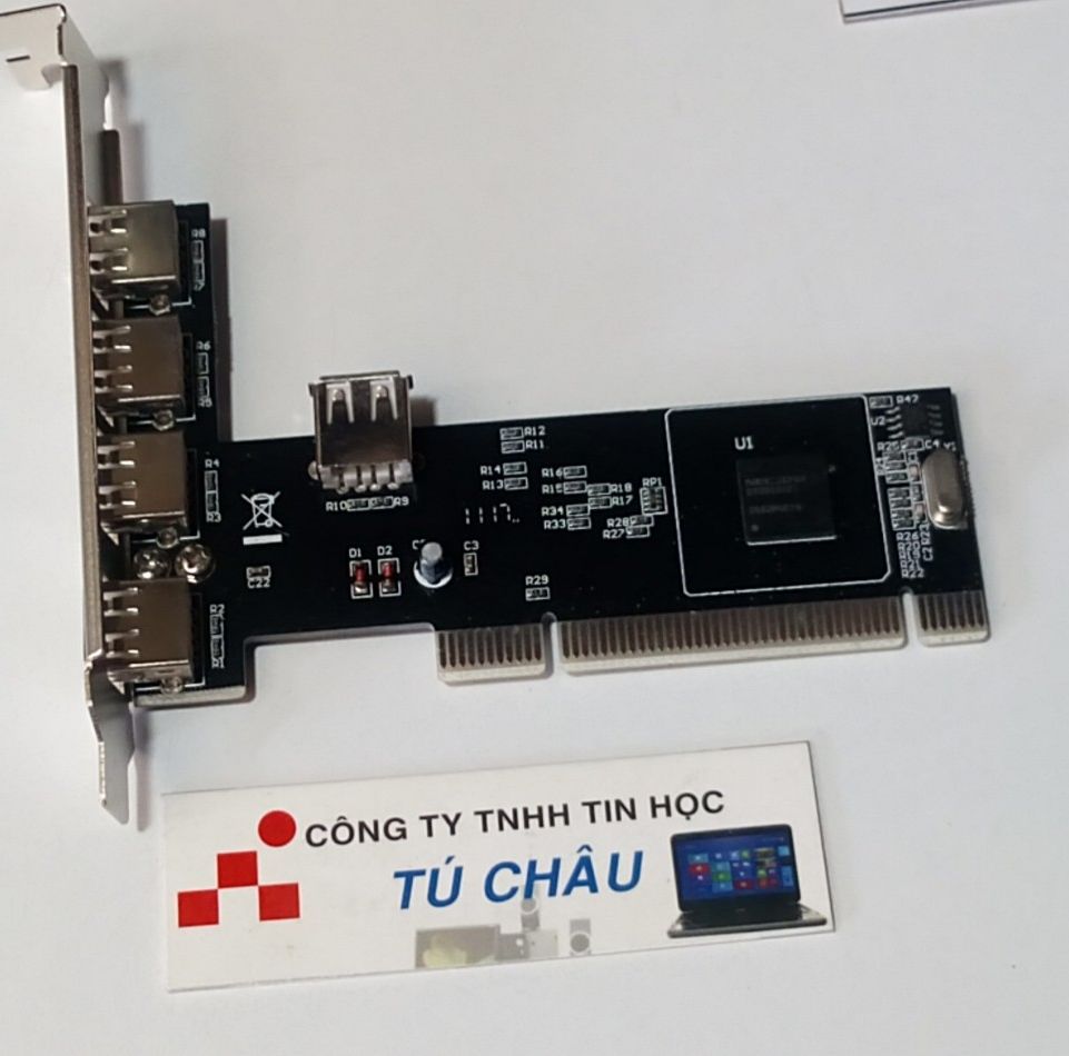 Card PCI Express ra USB chuẩn 2.0 - Có 5 cổng USB 2.0
