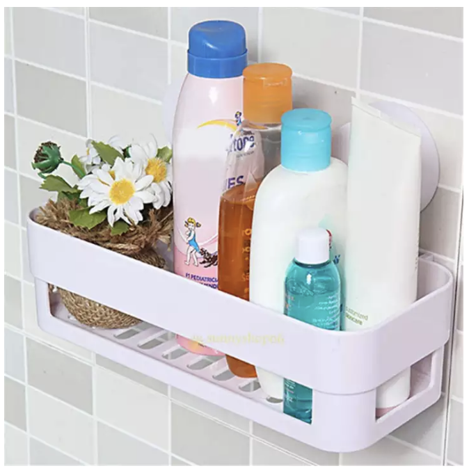 Kệ góc thông minh dạng keo dán nhà tắm tiện dụng hot ( màu ngẫu nhiên)