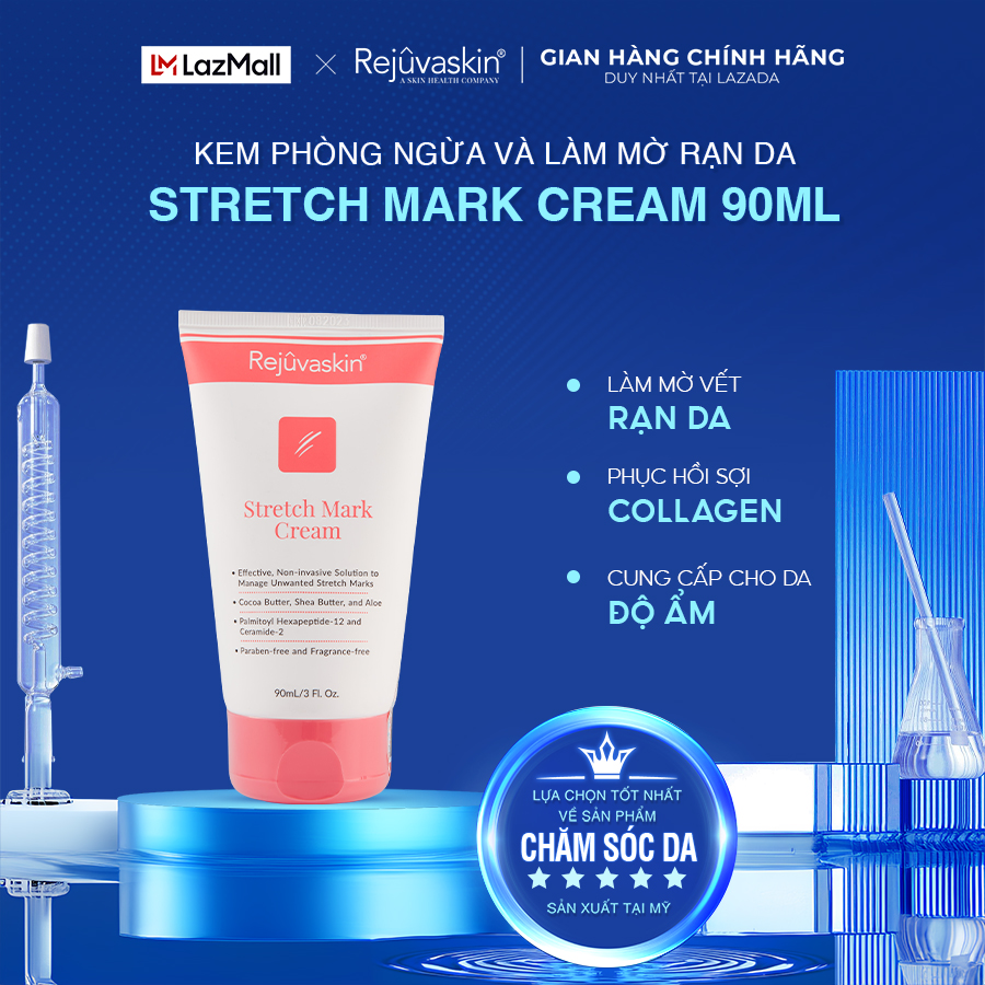 Kem Phòng Ngừa Và Làm Mờ Rạn Da Rejuvaskin Stretch Mark Cream 4ml & 90ml