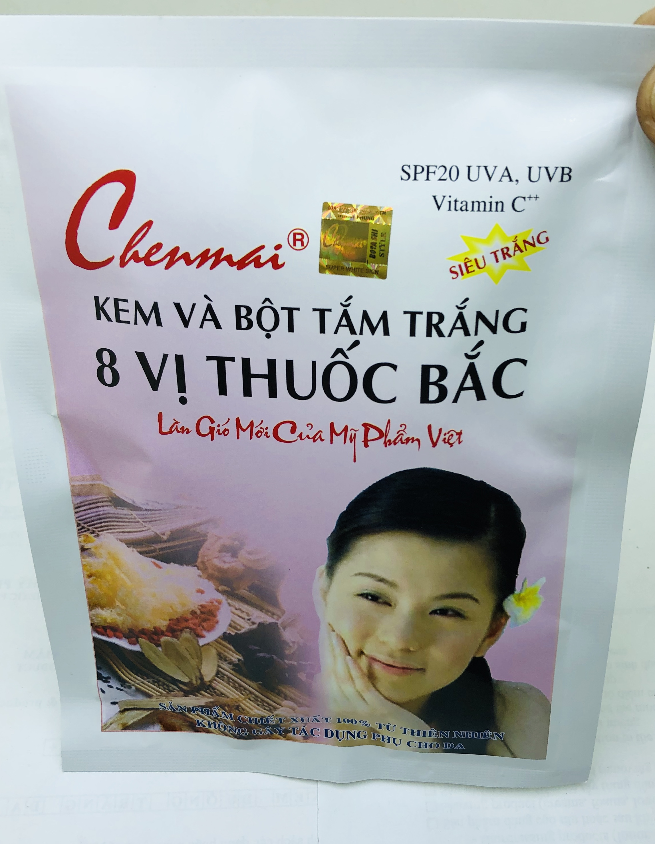 Tắm Trắng Chenmai Th Bắc Siêu Trắng 150g