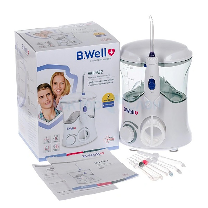 Máy tăm nước B.Well Swiss WI-922 | Sản Xuất Tại Thụy Sĩ | Bảo Hành 2 Năm