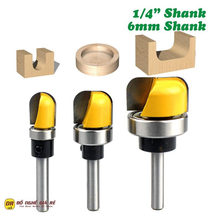 ☌☞ Mũi phay gỗ soi rãnh tròn làm khay chậu chén