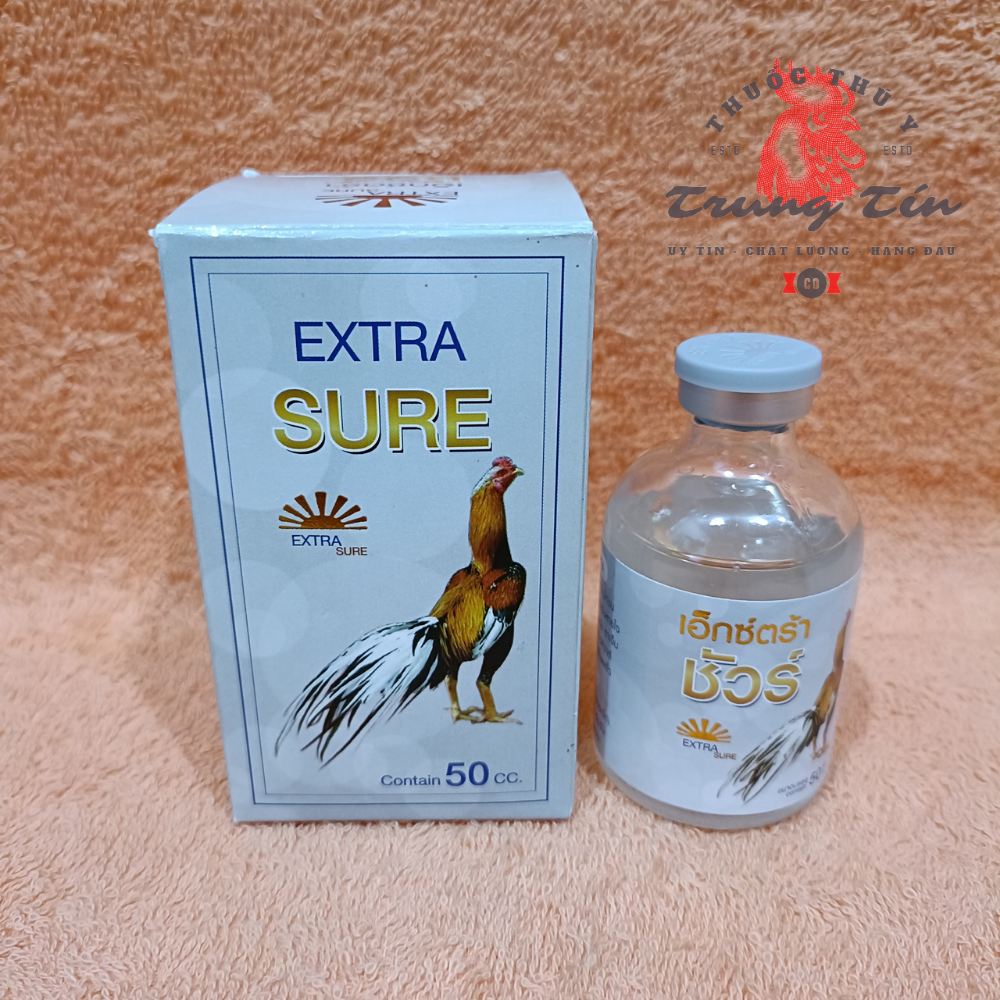 Lọ 50cc - extra sure dạng chích - thuốc gà đá , thuốc dành cho gà đá , thuoc ga