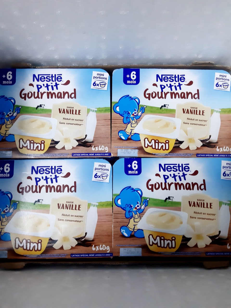 Vãng sữa nestle pháp 1 lốc 6 hũ
