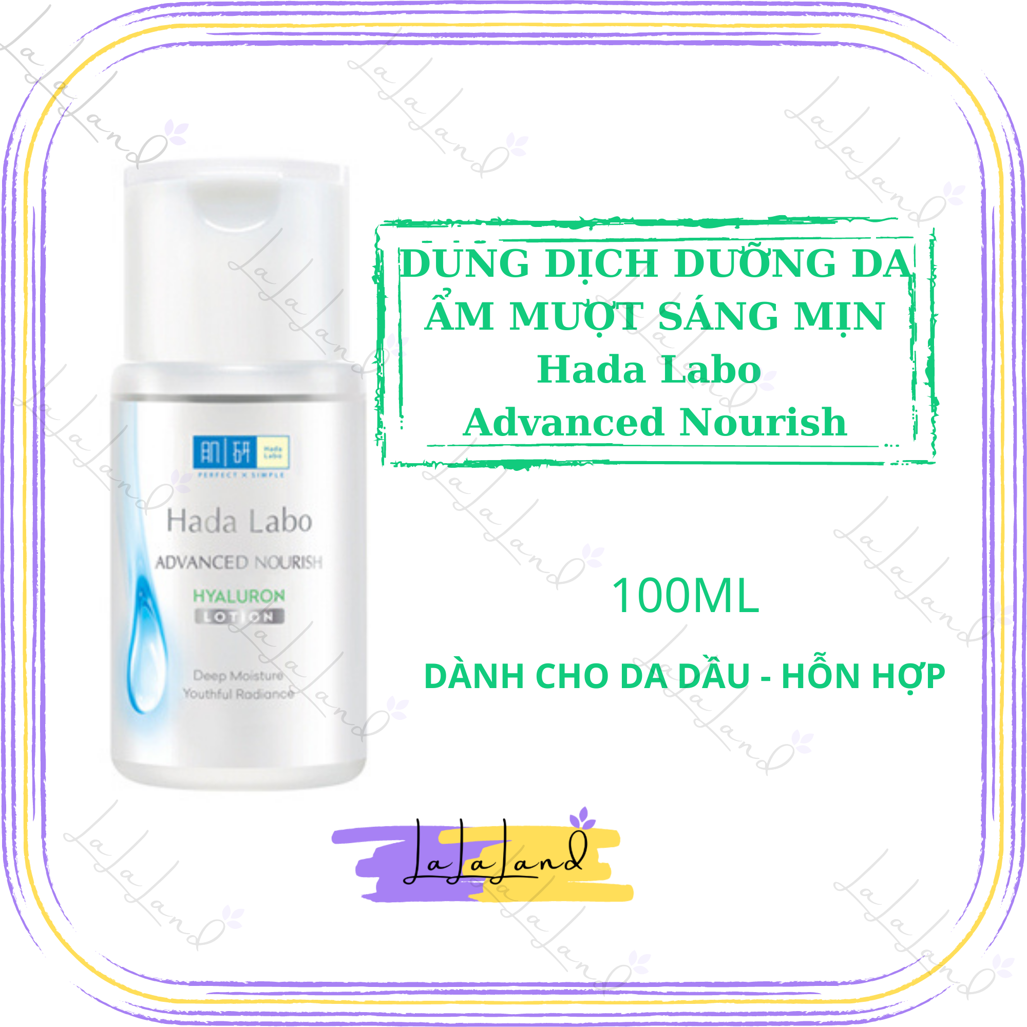 [HCM]Dung dịch dưỡng ẩm Hada Labo dưỡng da ẩm mượt sáng mịn tươi trẻ mỗi ngày dành cho da dầu (100 ml / 170ml)