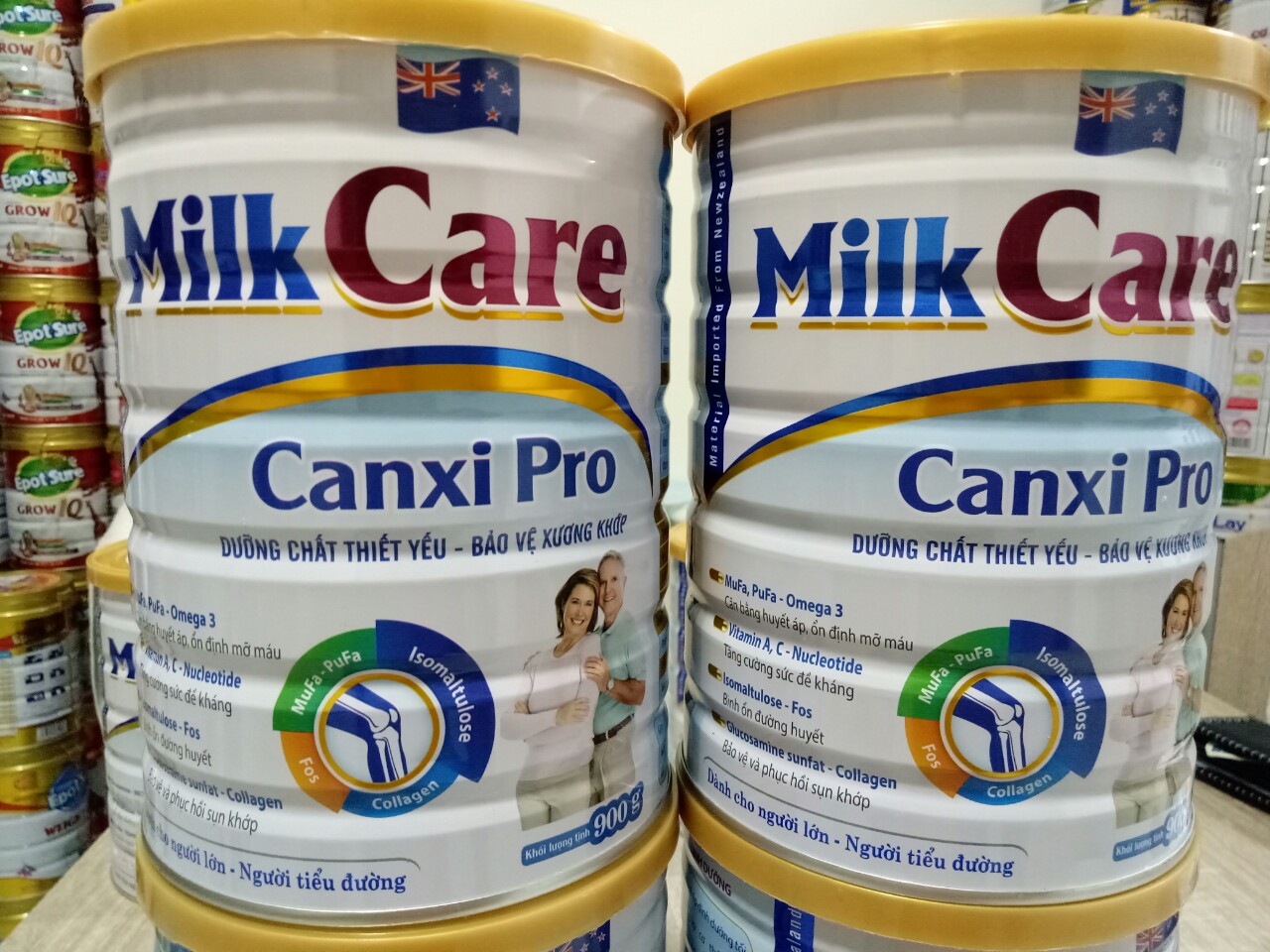 [Combo 2 lon] Sữa Canxi Pro chắc xương khớp cho người trung niên và cao tuổi Milkcare 900g