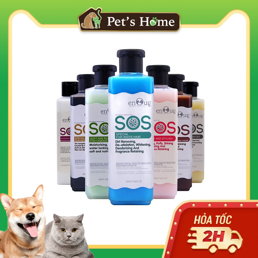 Sữa tắm SOS các loại cho chó mèo 530ml