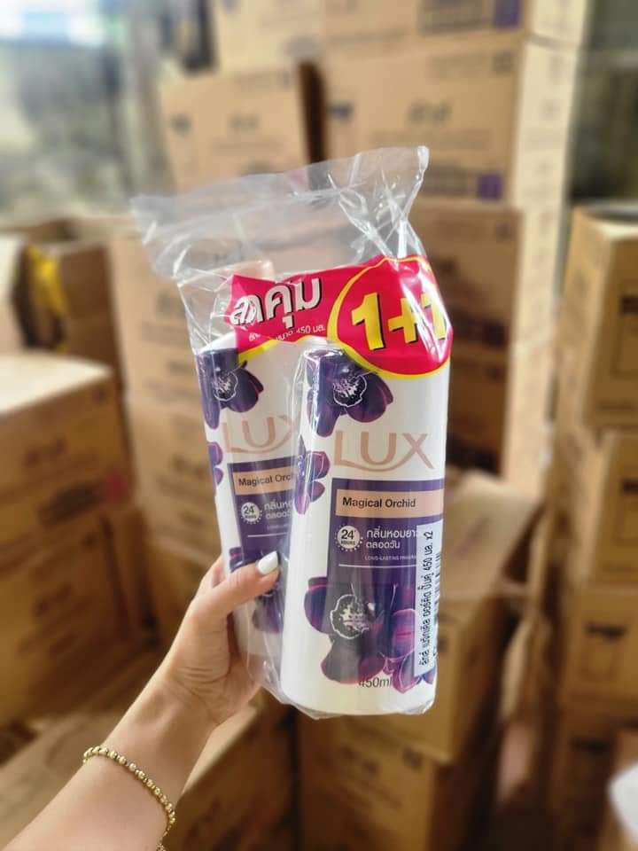 Combo 2 chai Sữa tắm Lux Thái Lan sữa tắm làm trắng da giúp da mịn màng 500ml