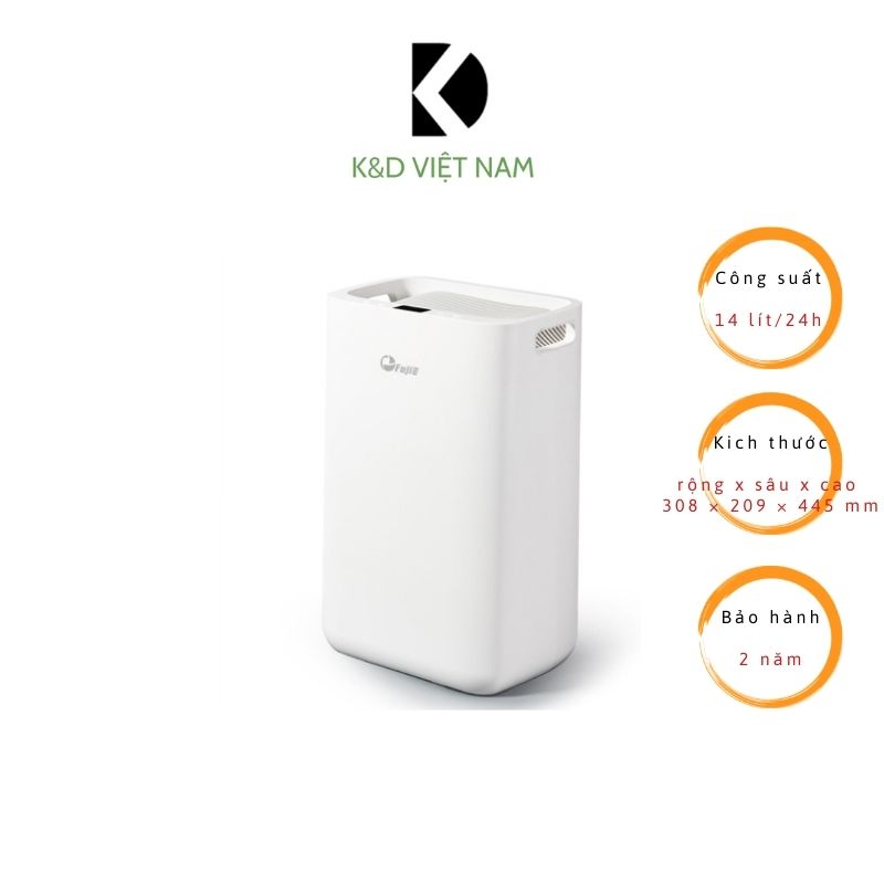 Máy hút ẩm 14l fujie hm-914ec - bảo hành 2 năm