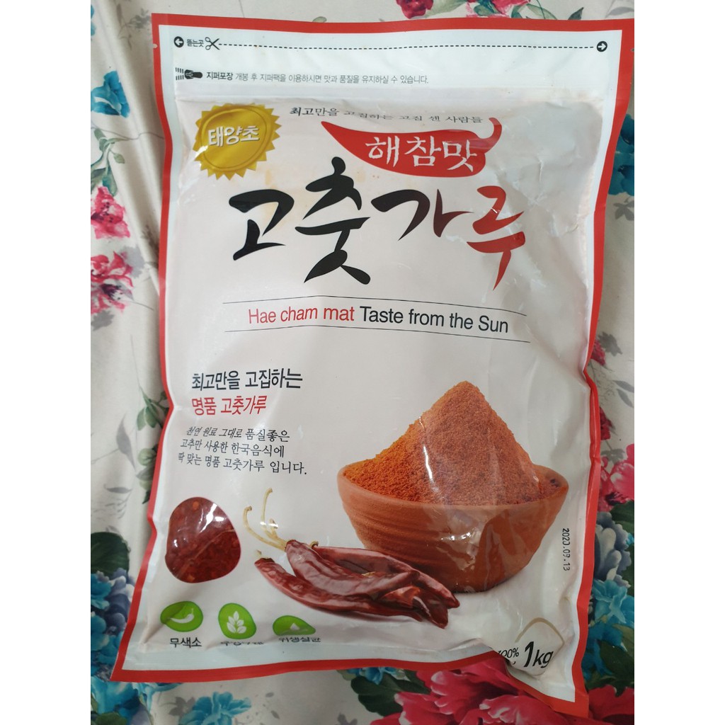 1kg ớt bột hàn quốc làm kim chi - loại thượng hạng date mới