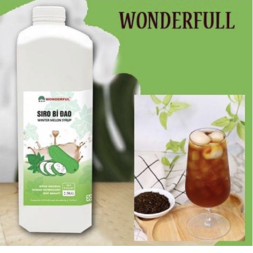Giá Sỉ Siro bí đao Wonderful 2,5kg