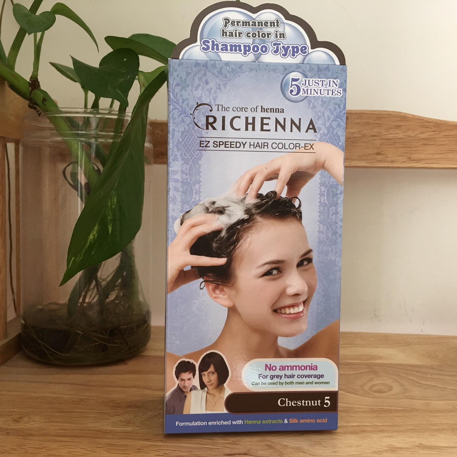 Dầu gội nhuộm tóc richenna