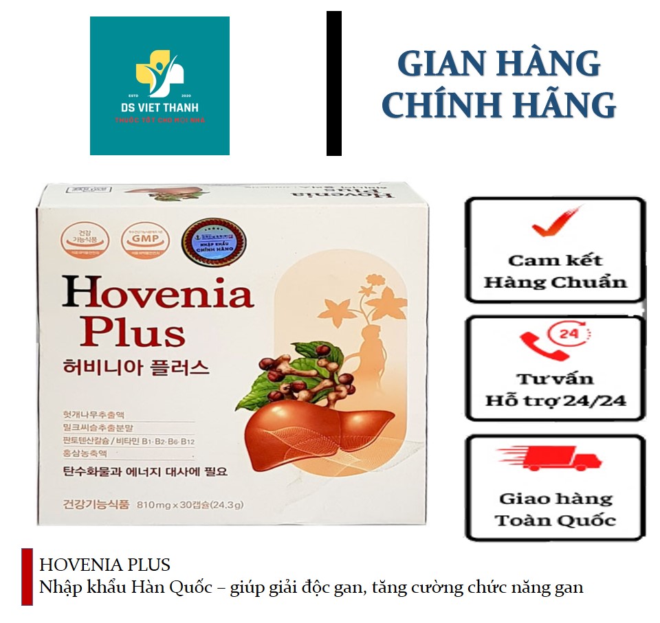 HOVENIA PLUS - nhập khẩu Hàn Quốc - giúp giải độc gan