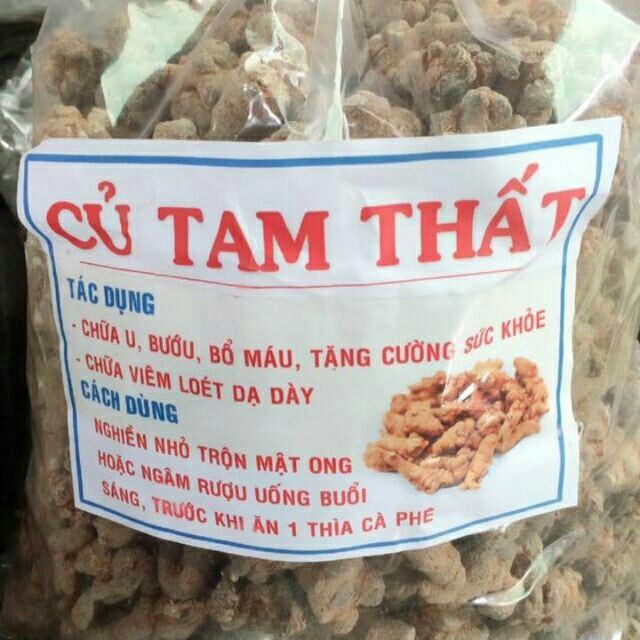 Củ tam thất bắc khô ❤️❤️ size 5-7-9 củ/1 lạng / ❤️đặc sản tây bắc❤️