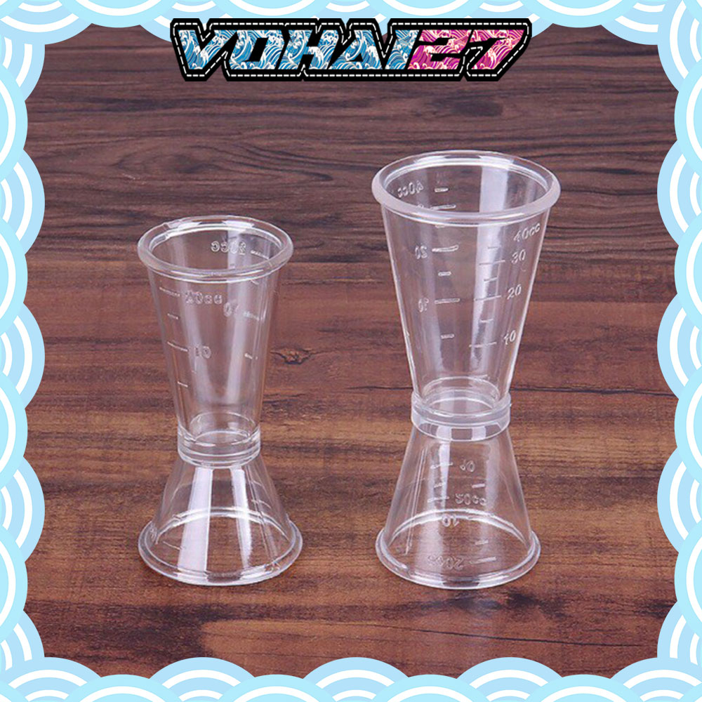 Ly đong nhựa 2 đầu có chia vạch