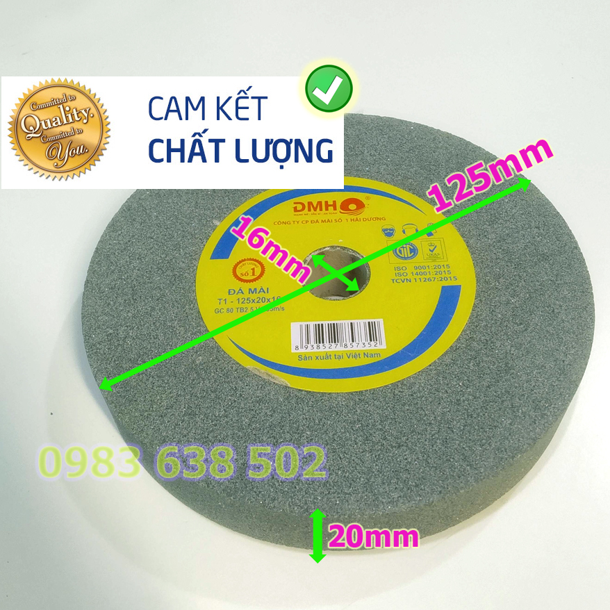 Đá mài 125 loại hợp kim cao cấp siêu mịn cho máy mài 2 đá