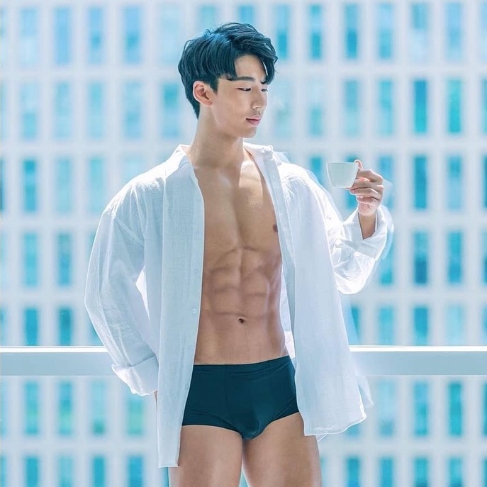 Boxer nam chất lụa lạnh DINO Underwear quần sịp nam lụa sữa đúc không đường may siêu mỏng siêu mát