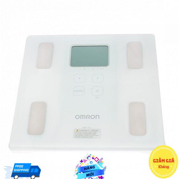 Cân đo lượng mỡ cơ thể Omron HBF-214- kiểm soát cân nặng, lượng cơ, tuổi sinh học cơ thể